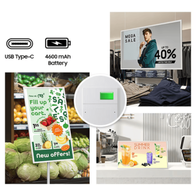 Samsung Color E-Paper EM13DX z wbudowanym wymiennym akumulatorem