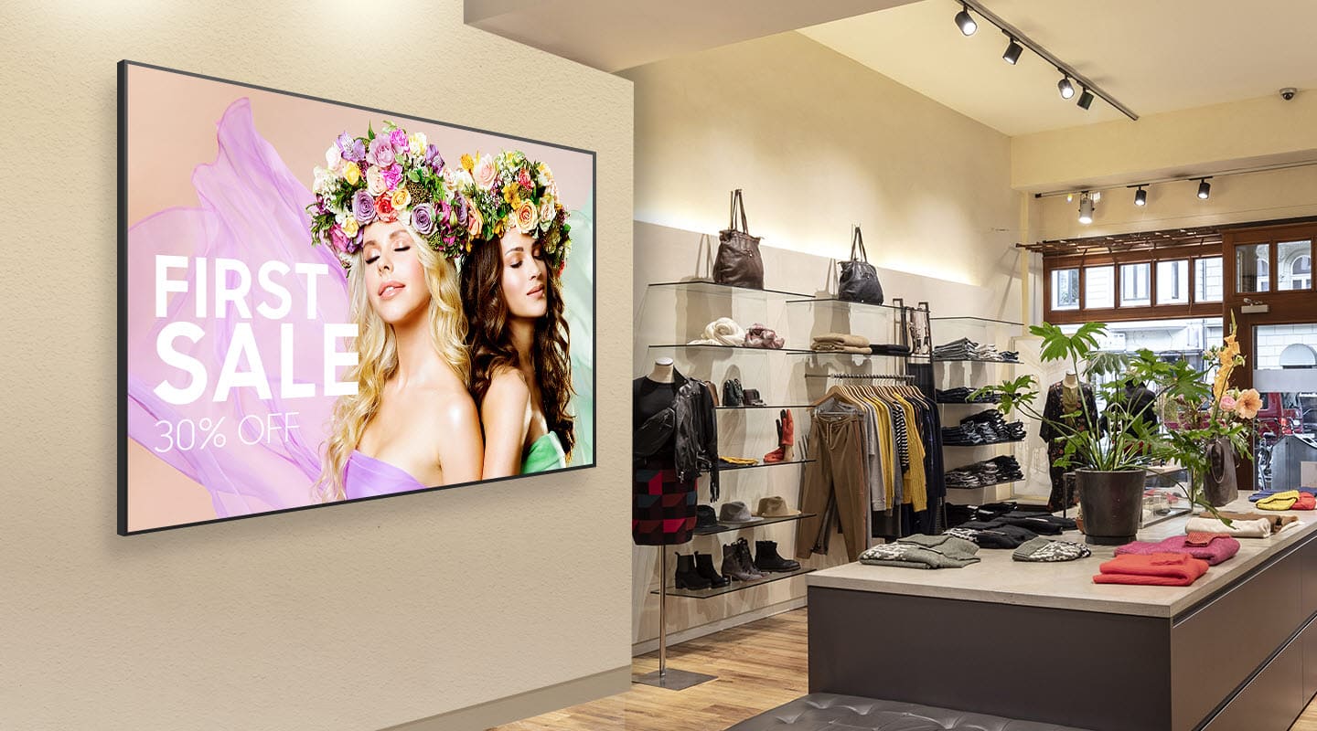Monitory Samsung seria QMB 24h/7