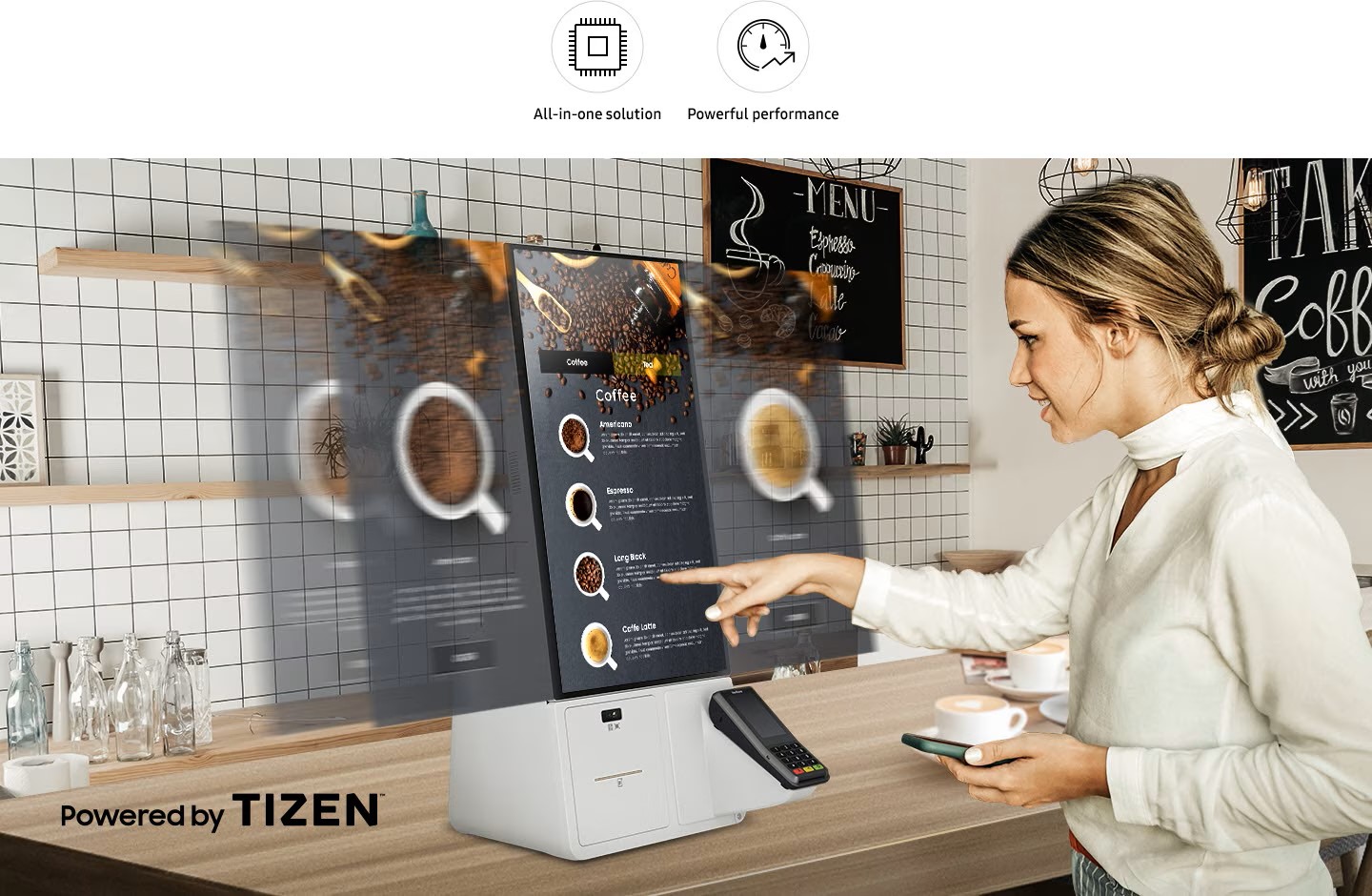 Monitor do samoobsługowego kiosku Samsung KM24A LH24KMATBGCXEN